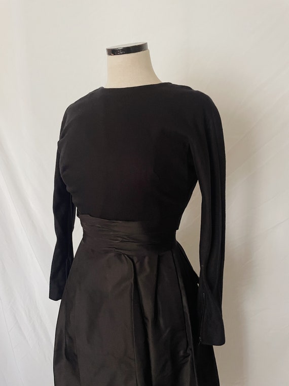 60’s Black V-Back Mini Dress