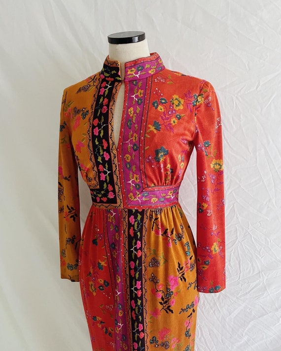 vintage floral maxi dress - Gem