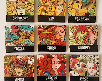 Vintage Zodiac Matchbook