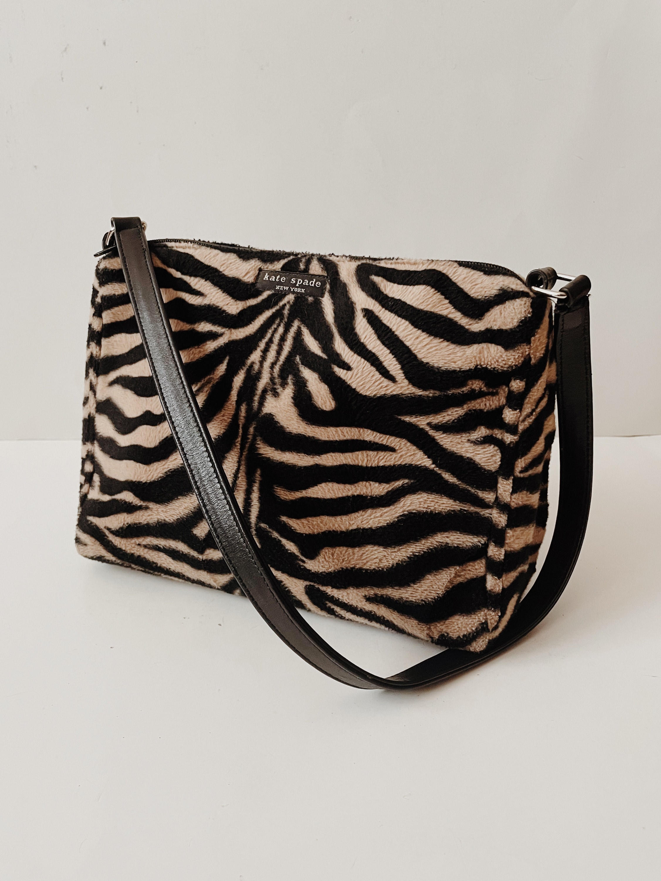 Zebra Print Faux Leather Chain Shoulder Bag | Nasty Gal