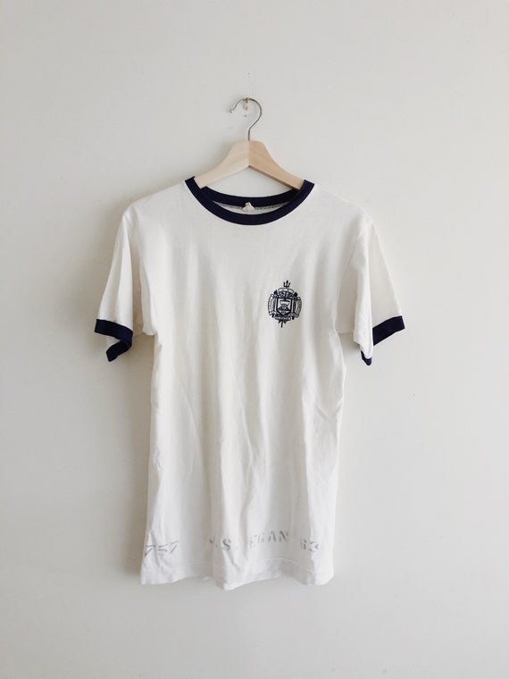 1950’s Naval Academy Ringer Tee by Champion