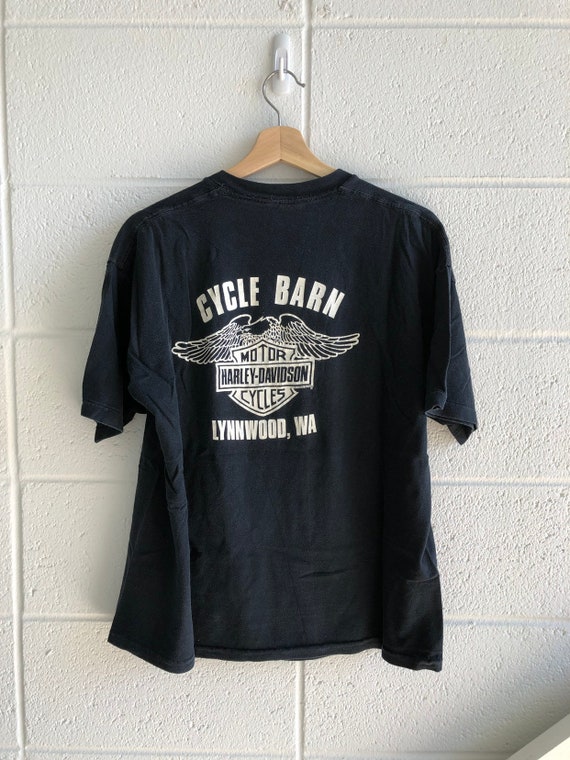 1987 Harley Davidson On The Eighth Day Graphic Tee Etsy