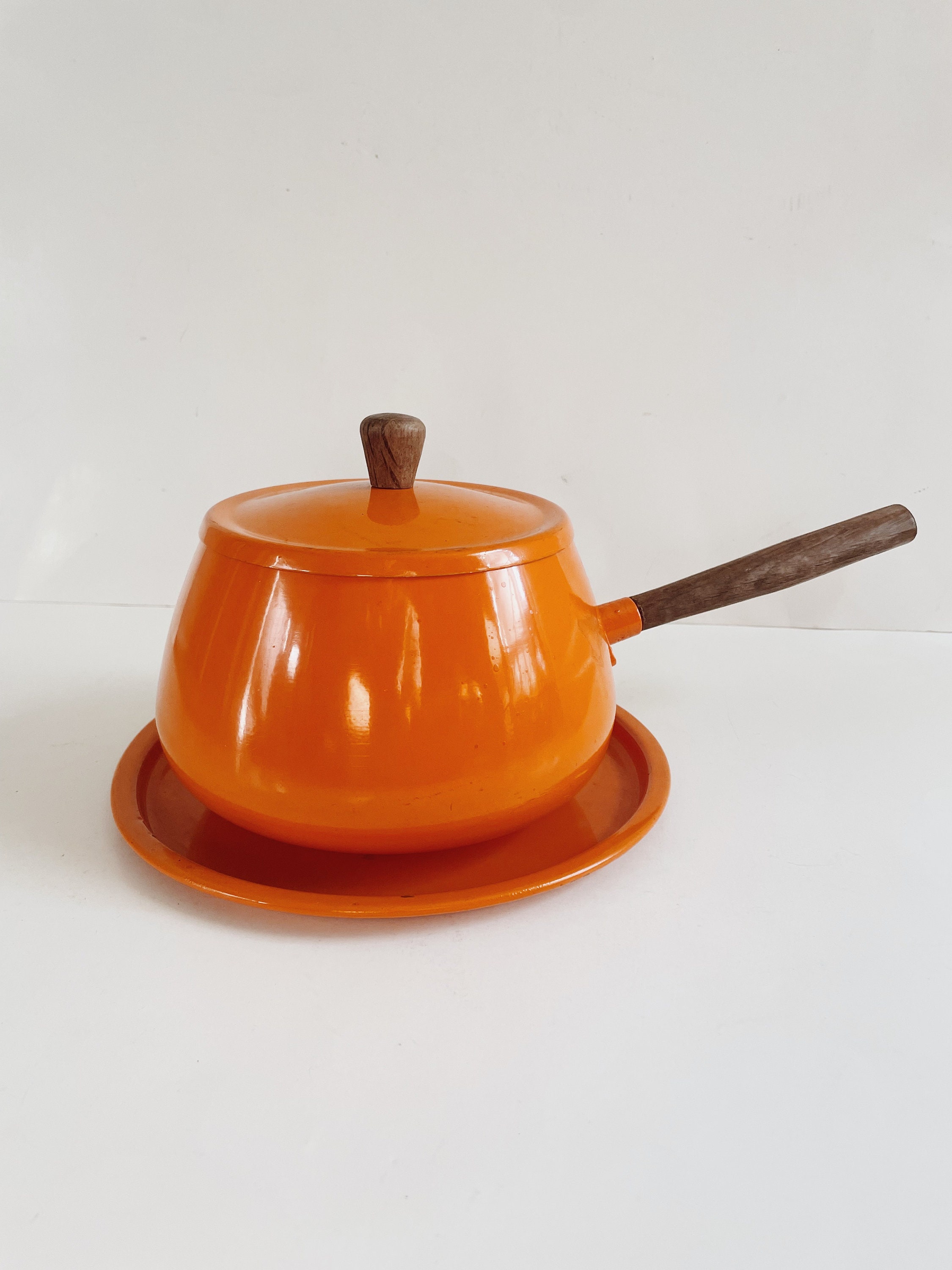 Service à fondue orange vintage - Vintage by fabichka