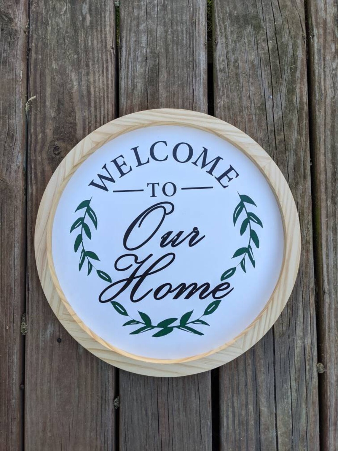 Round sign round wood sign sign Etsy