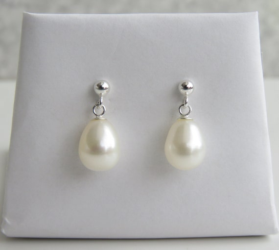 Mulinelli Da Pesca Shimano Orecchini Pendenti Con Perle Naturali Di Acqua Dolce - Argento 925, Perle 7-12 Mm, Chiusura A Gancetto Orecchini Pendenti Argento 925 - Foto 12