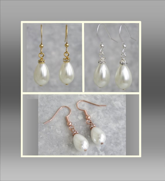 Piercing Orecchio Orecchini A Goccia Con Gancio A Leva - Perle Di - Foto 4