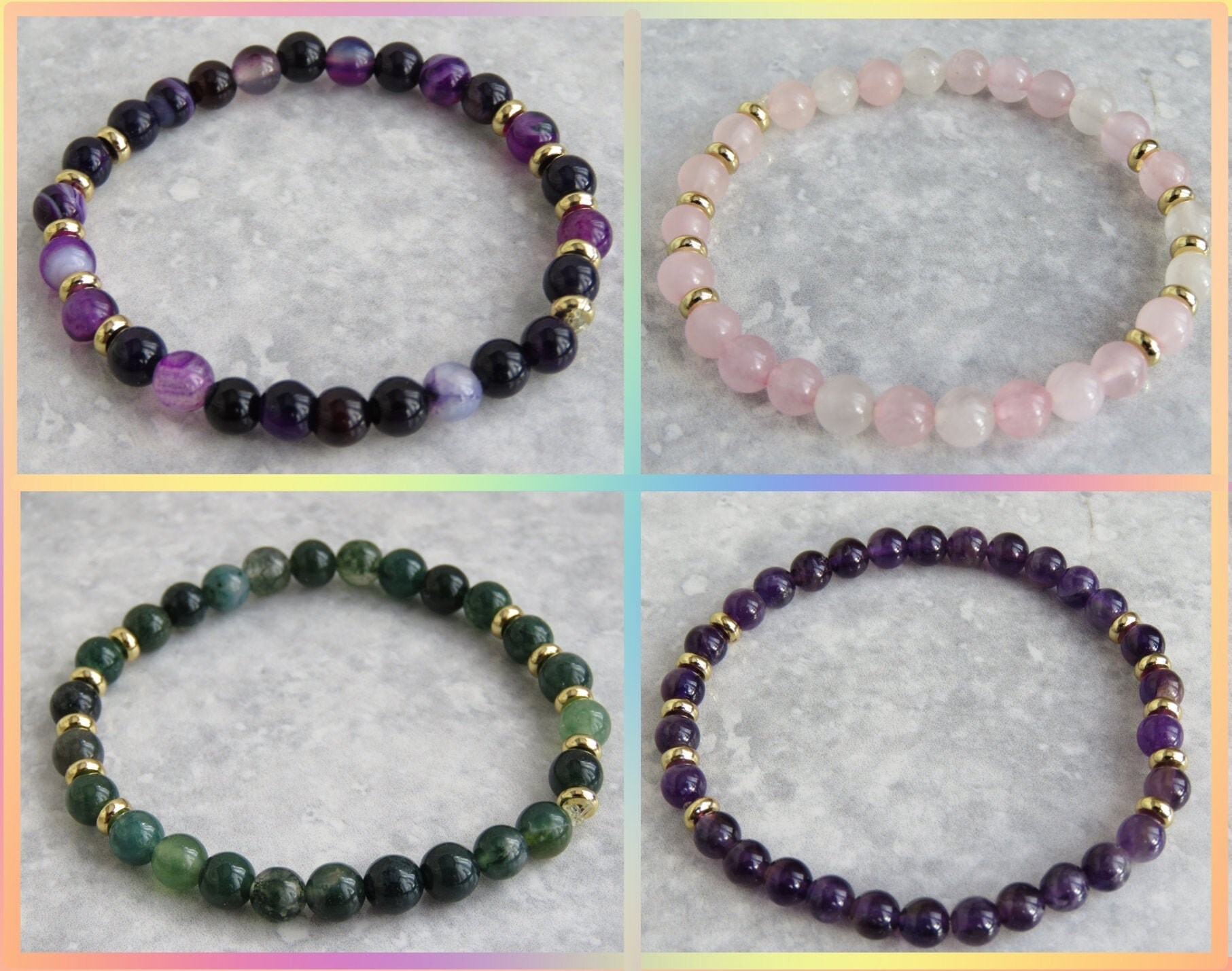 Natürliches Bergkristall Armband - 8 Mm Runde Perlen, 7 Zoll, Energie & Heilstein