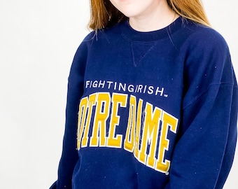 Vintage University of Notre Dame Sweatshirt - L