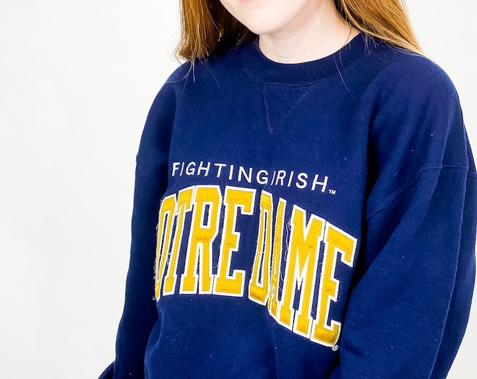 Vintage University of Notre Dame Sweatshirt - L