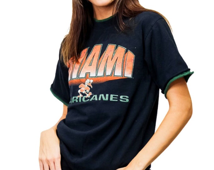University of Miami Vintage Tee - M