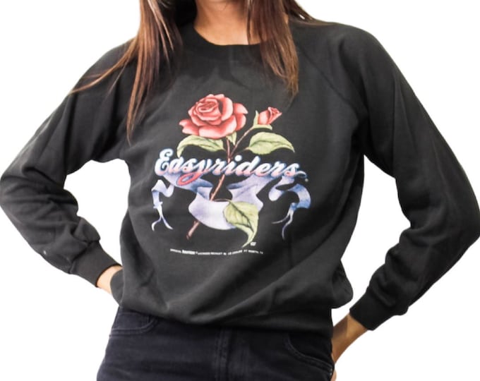 Vintage Easyriders 3D Emblem Sweatshirt - S