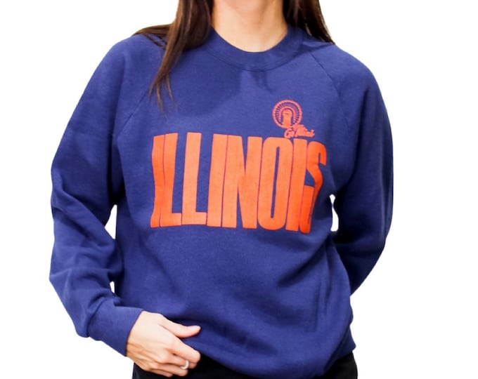 Vintage University of Illinois Sweatshirt - L