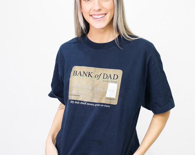 Vintage Bank of Dad Tee - XL