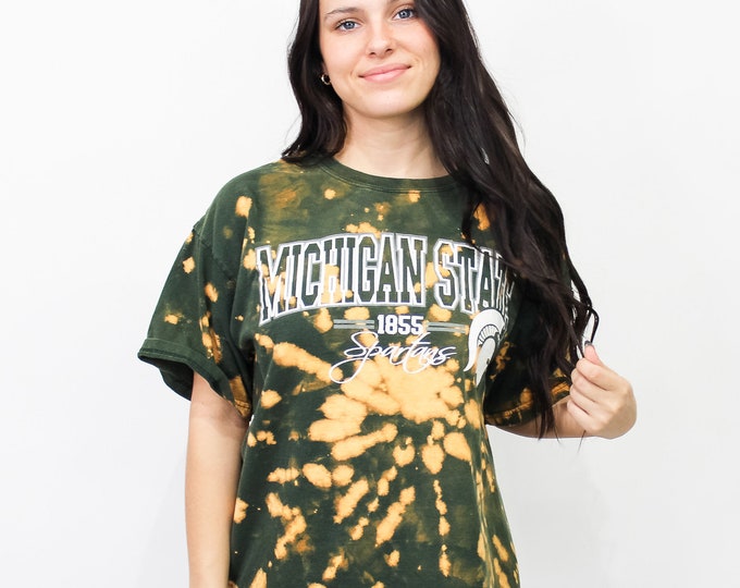 Michigan State University Tie Dye Tee - L