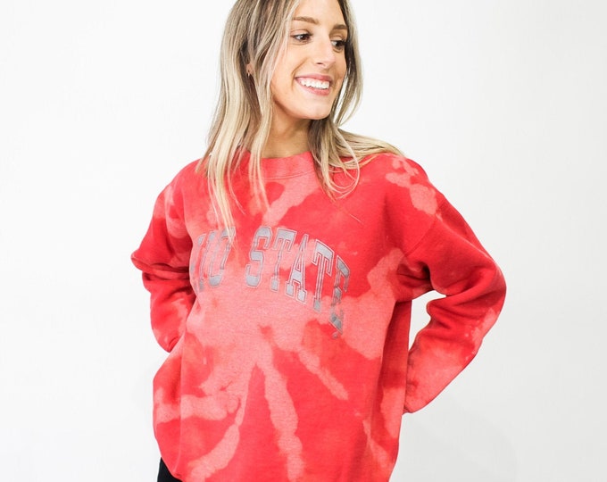 Vintage Ohio State University Tie Dye Sweatshirt - M