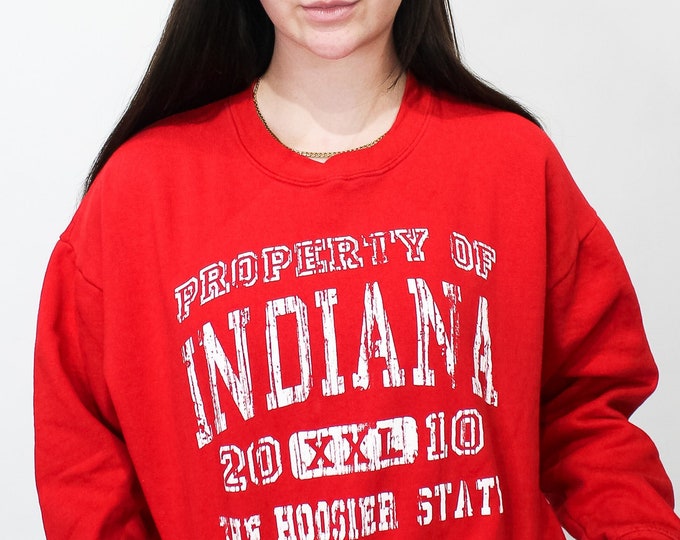 Vintage Indiana University Sweatshirt - XL