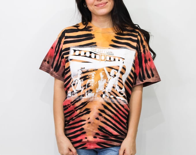 Led Zepplin Tie Dye Tee - M