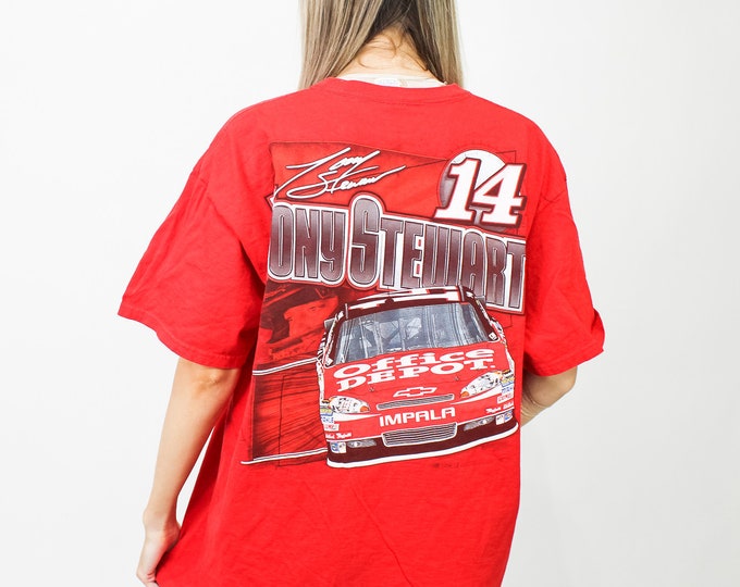 Tony Stewart Nascar Race Tee - L