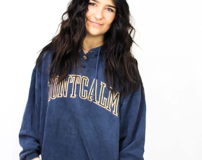 Vintage Montcalm College Sweatshirt - XL