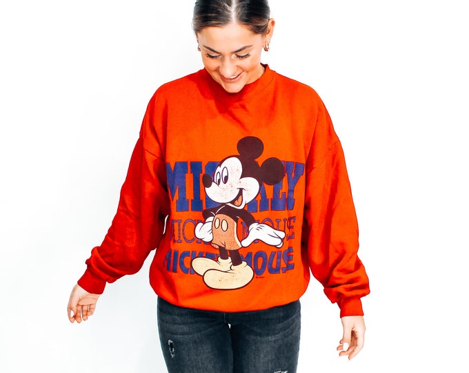 Vintage 90s Mickey Mouse Sweatshirt - L