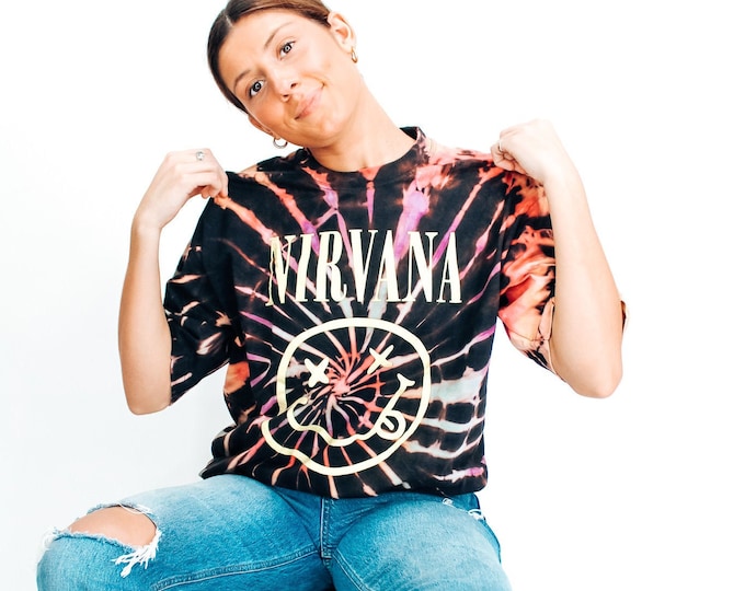 Nirvana Tie Dye Tee - XL