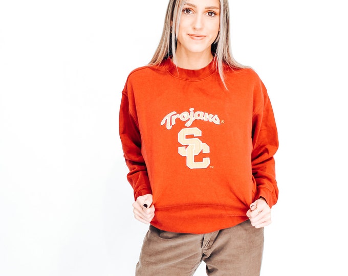 Vintage University of Southern California Sweatshirt - S