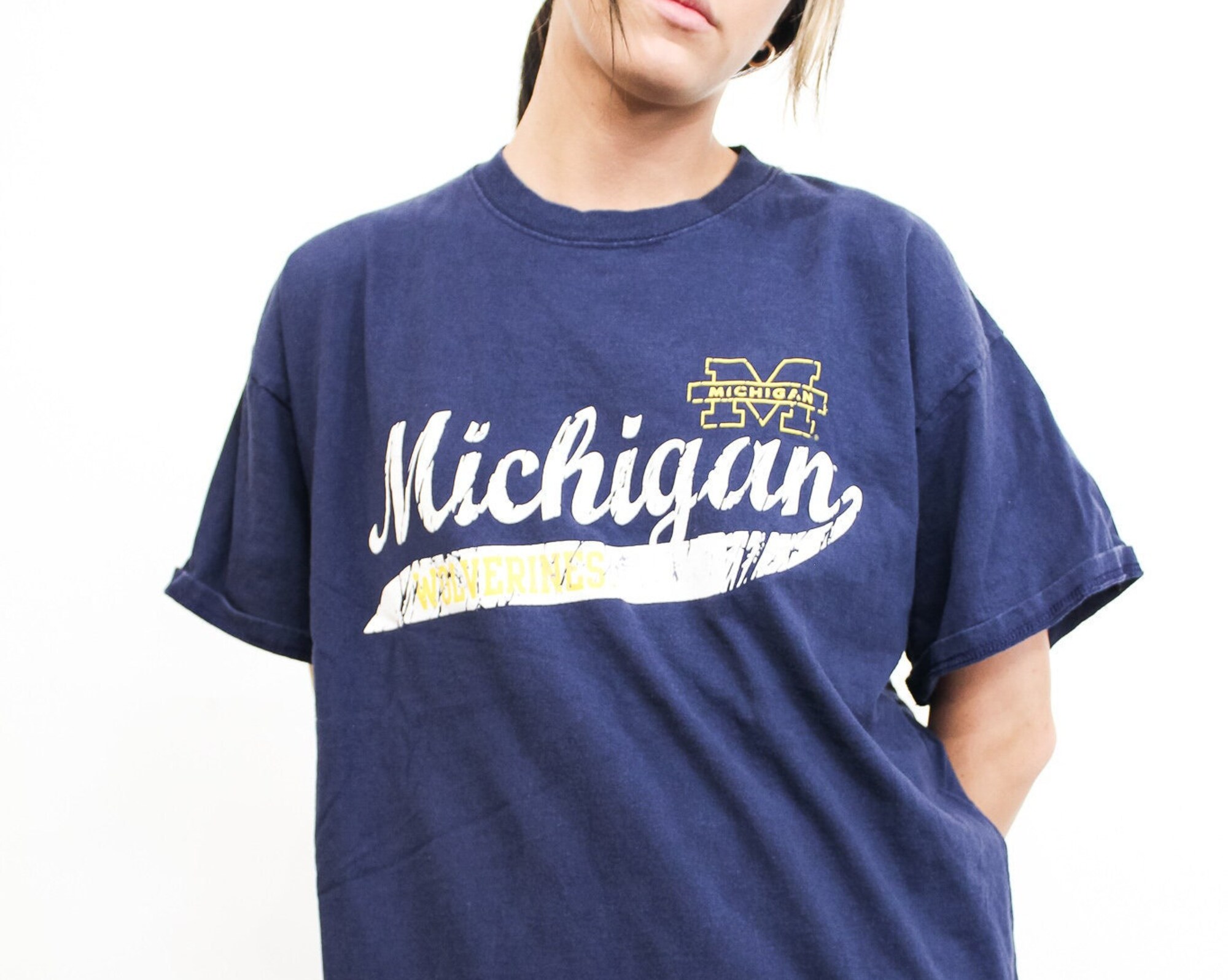 Discover University of Michigan Vintage Tee - XL