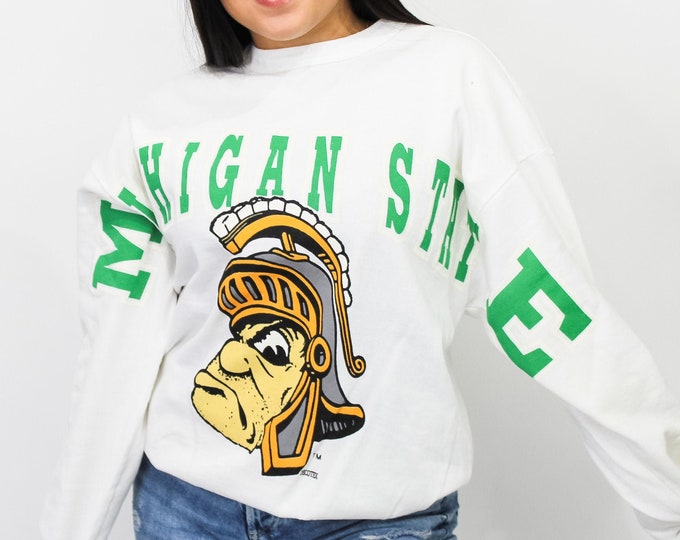 Vintage Michigan State University Sweatshirt - L