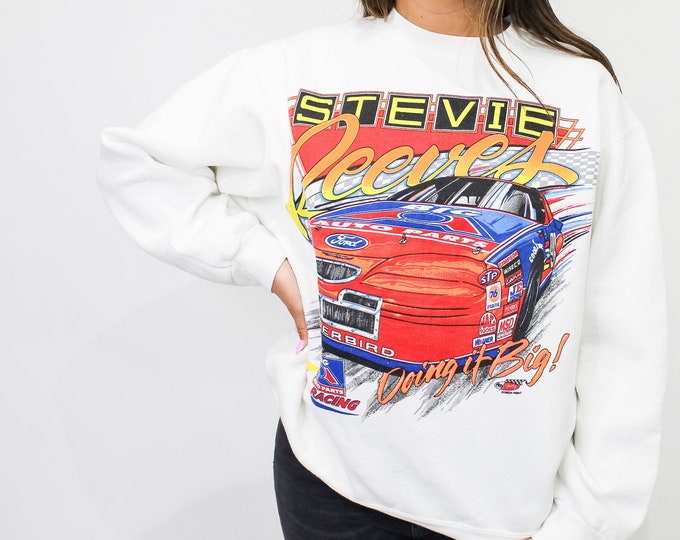 Vintage Stevie Reeves 1996 Nascar Sweatshirt - L