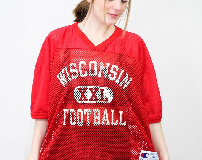 Vintage University of Wisconsin Champion Jersey - L