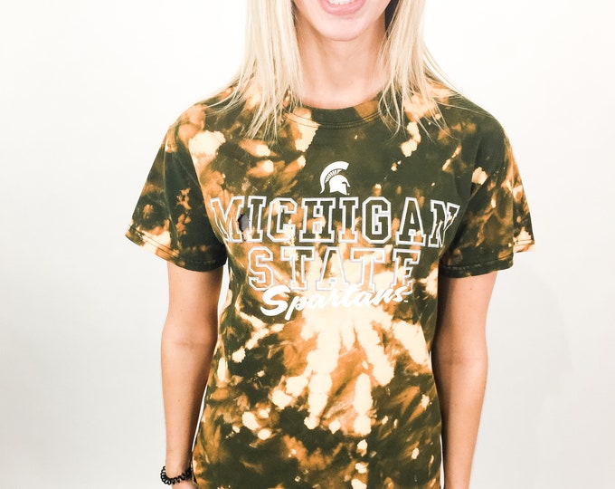 Michigan State University Tie Dye Tee - S