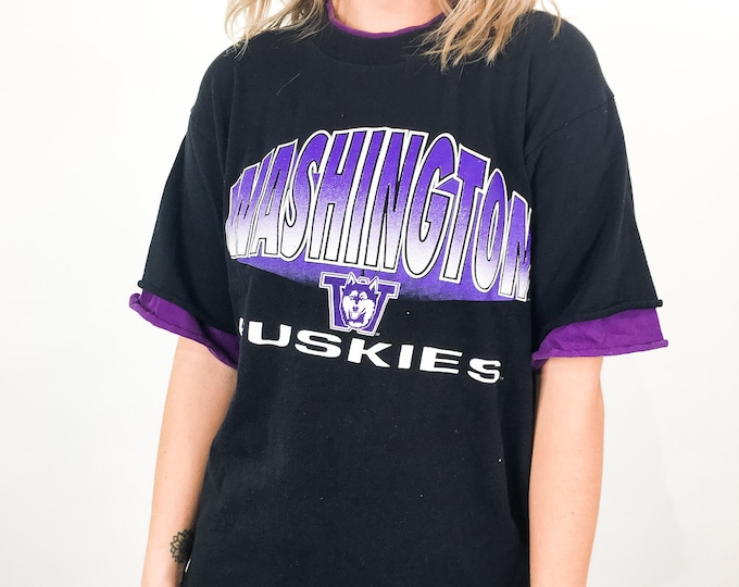 University of Washington Vintage Tee - L