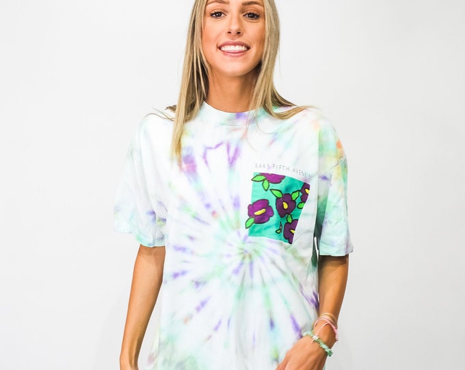 Vintage Tie Dye Saks Fifth Avenue Tee - XL