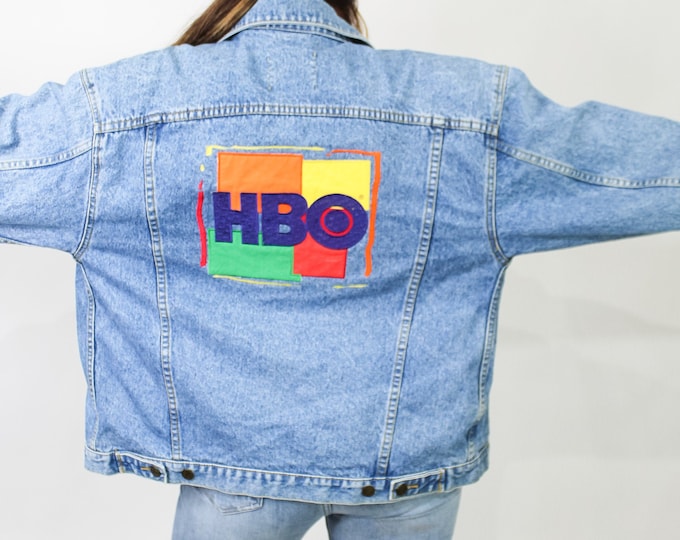 Vintage 90s HBO Jean Jacket - M