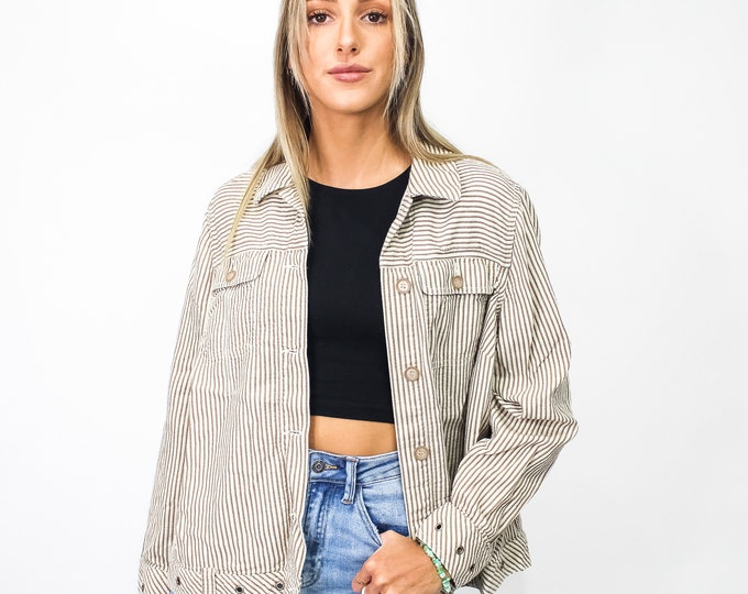 Vintage Stripe Jacket - M