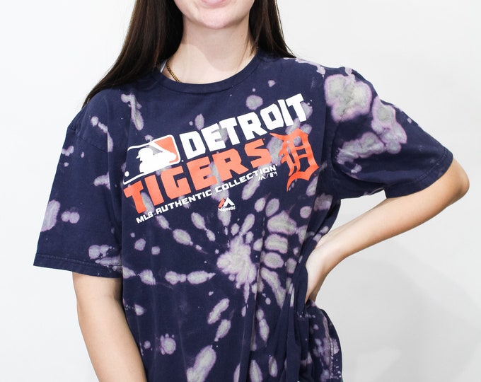 Detroit Tigers Tie Dye Tee - L