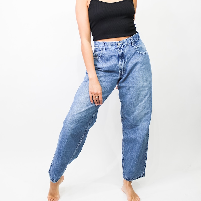 Vintage Levi/'s Silver Tab 90s Baggy Jeans Size 3334