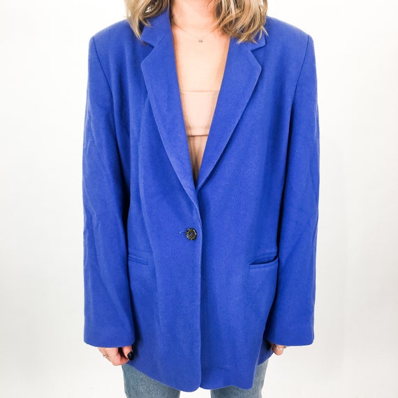 Vintage Blue Blazer - L - image 1