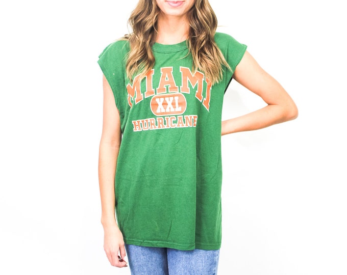 University of Miami Vintage Tee - L
