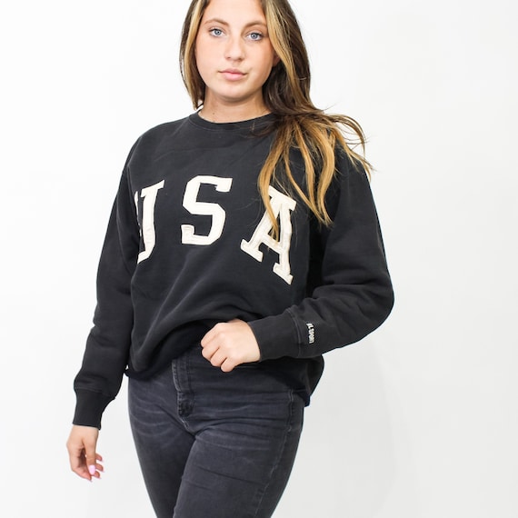 Vintage Ralph Lauren Polo Sport USA Crop Sweatshirt - S - Etsy