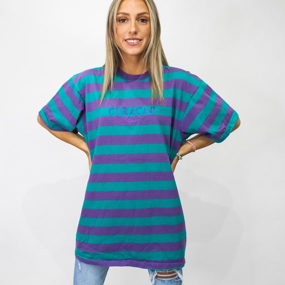 Vintage Curacao Stripe Tee - XL - image 2