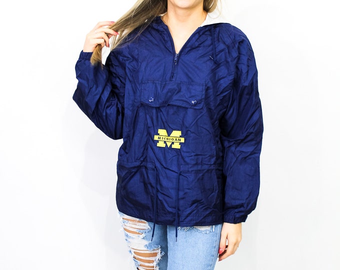 University of Michigan Windbreaker Jacket - S