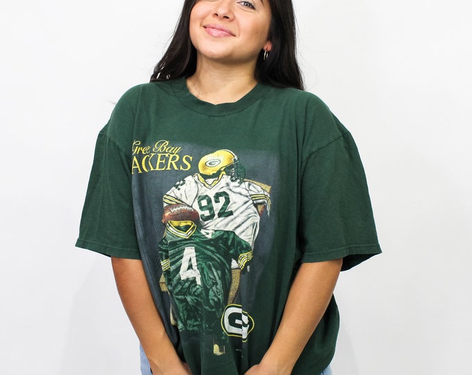 Vintage Green Bay Packers Tee - L