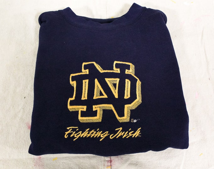 Vintage University of Notre Dame Sweatshirt - M