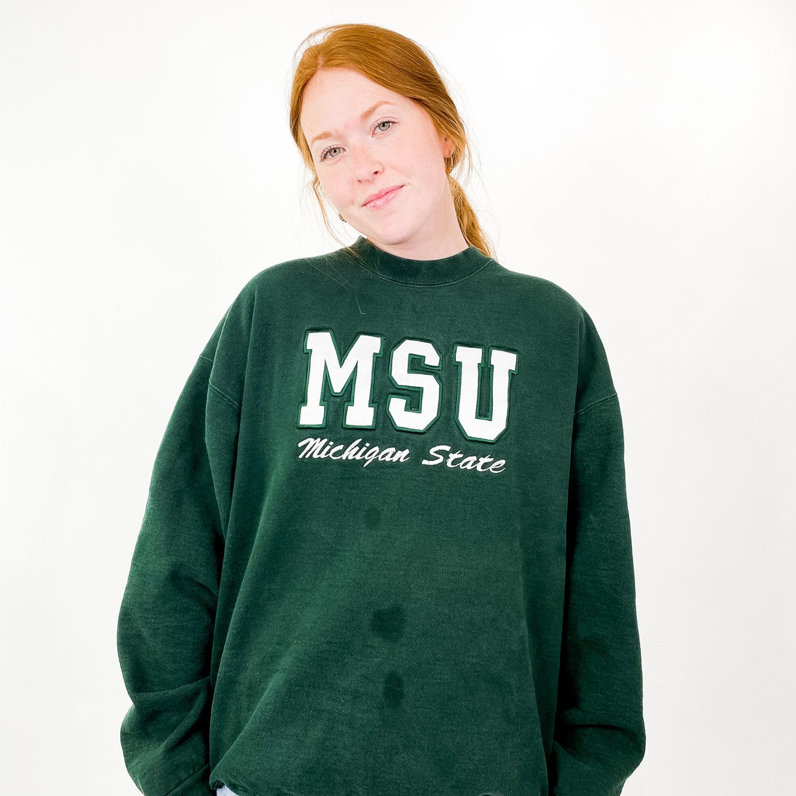 Vintage Michigan State University Sweatshirt XL | Etsy