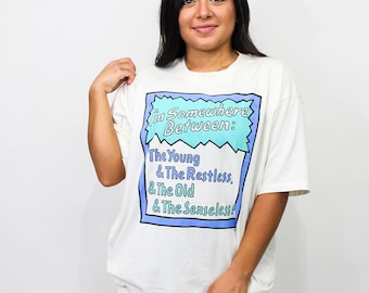 Vintage Sarcastic The Young and The Restless Tee - XL