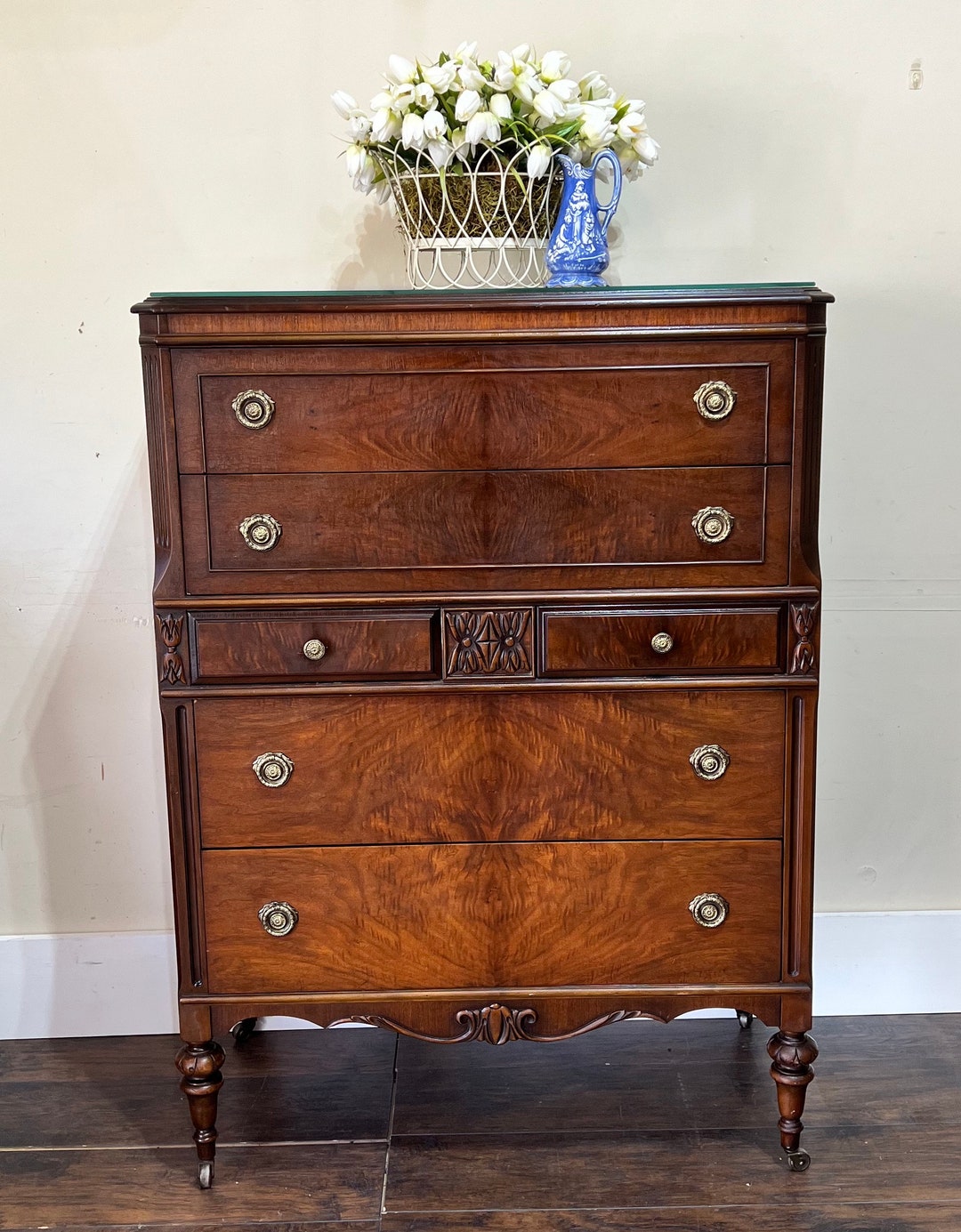 Stunning Vintage Dresser Etsy