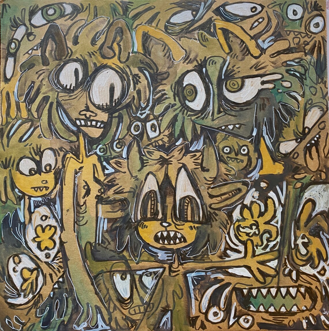 Untitled drawing 2020 Etsy