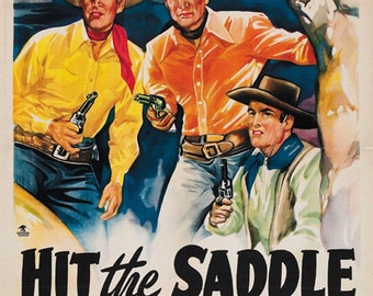 /"Lash/" Larue Cult Western movie poster 19x36 inches King of the Bullwhip 1950