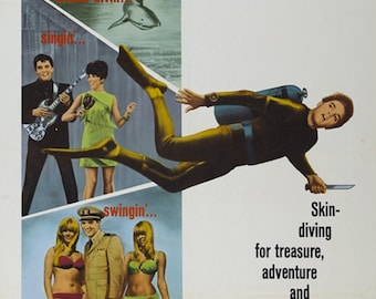 Easy come easy go 1967 Elvis Presley cult movie poster print